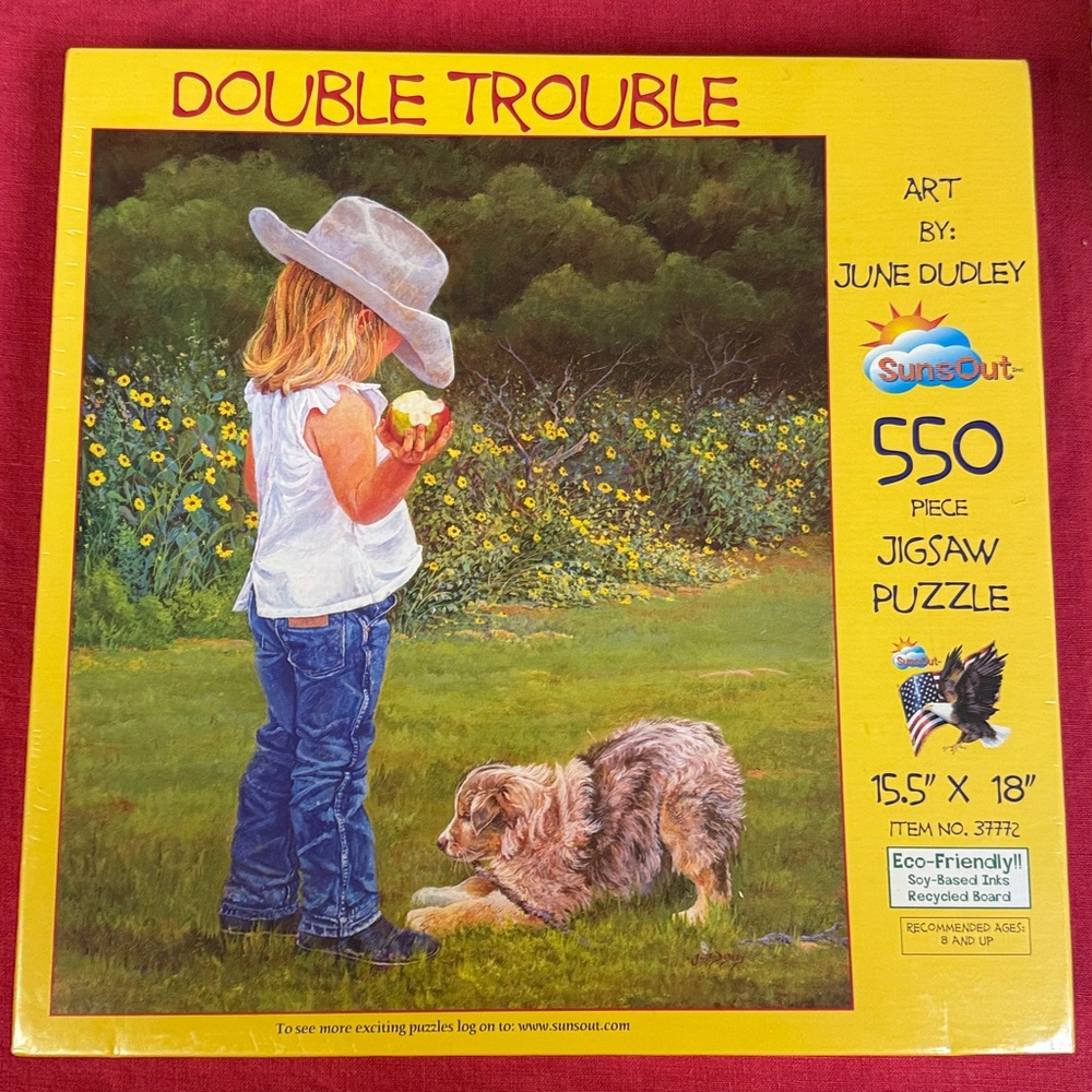 NWT - Sunsout Double Trouble- Jigsaw Puzzle - 550 Piece